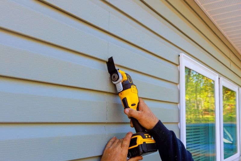 Siding Repair Tools in Action
